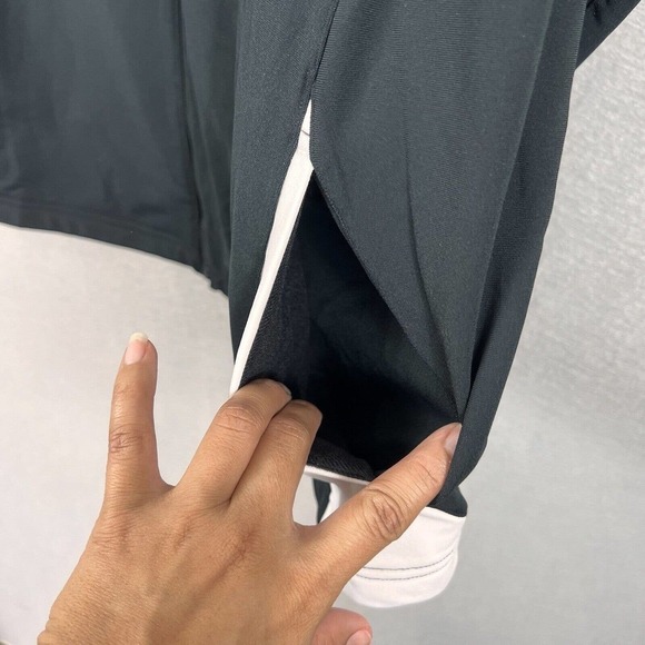 NWT Under Armour Jacket Mens XXL Black N White Colorblock  Full Zip Long Sleeve - Picture 11 of 12